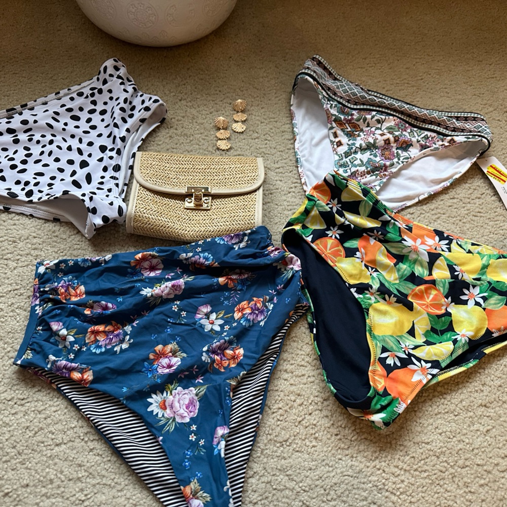 Floral and Citrus Print Swimwear Collection
